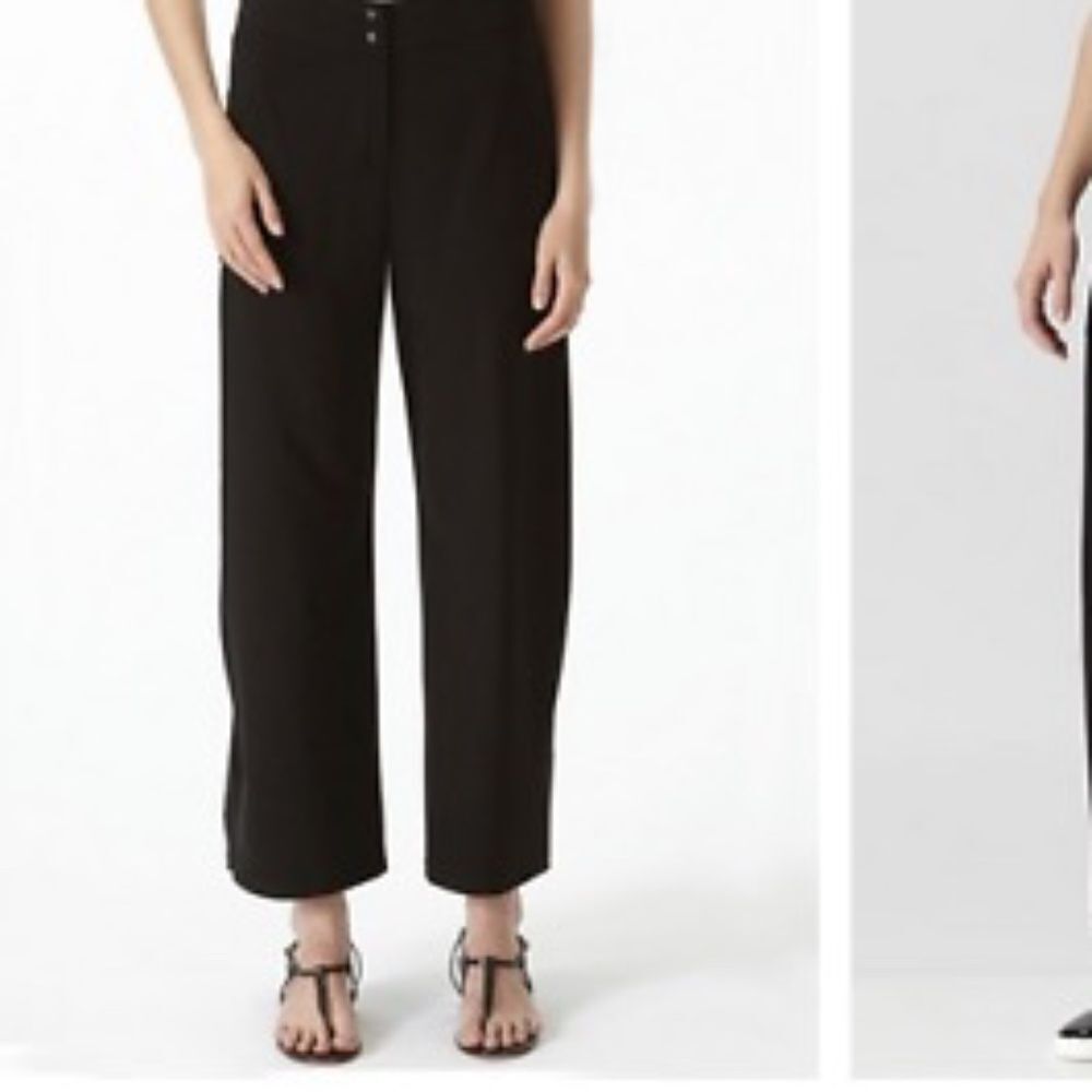 Babette Black Jersey Pull On Pants Sz M‎